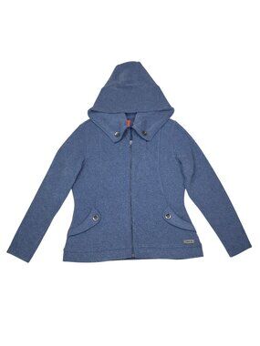 Merrell Select Regulate Hooded Fleece Jacket With Button Accents Size Large